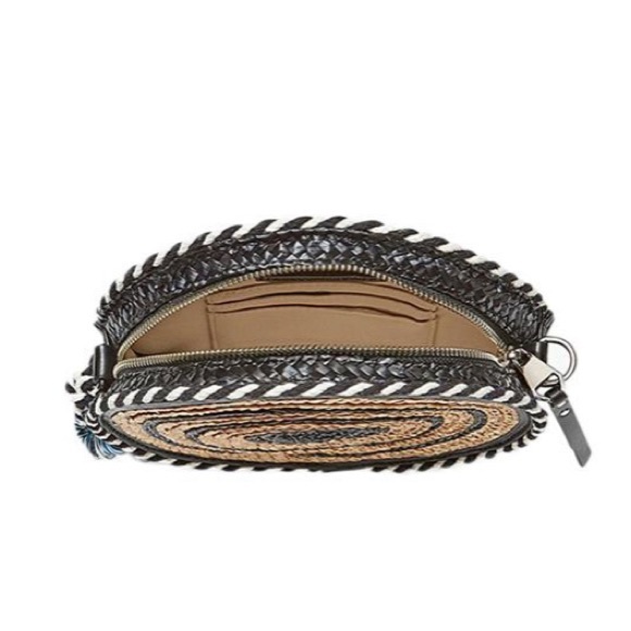 Rebecca Minkoff Straw Circle Crossbody NEW NWT - Picture 4 of 6
